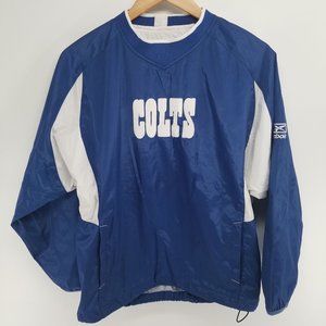 Colts NFL Team Apparel Reebok windbreaker size L 14/16 Youth